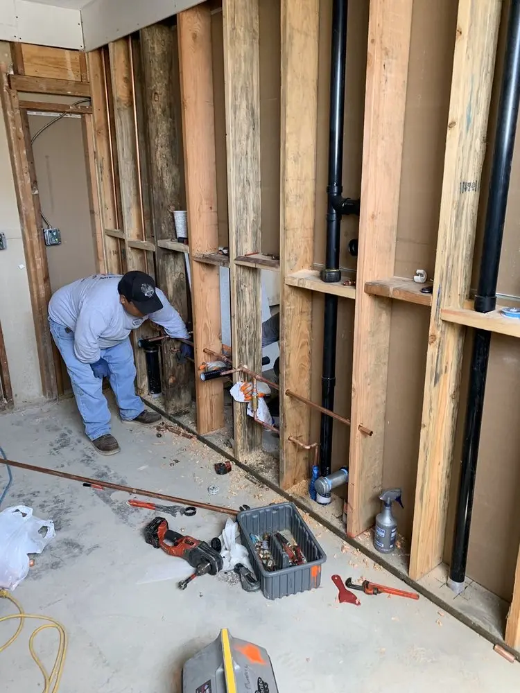Commercial rough-in plumbing for Gas Line Repair in South Sewell Park